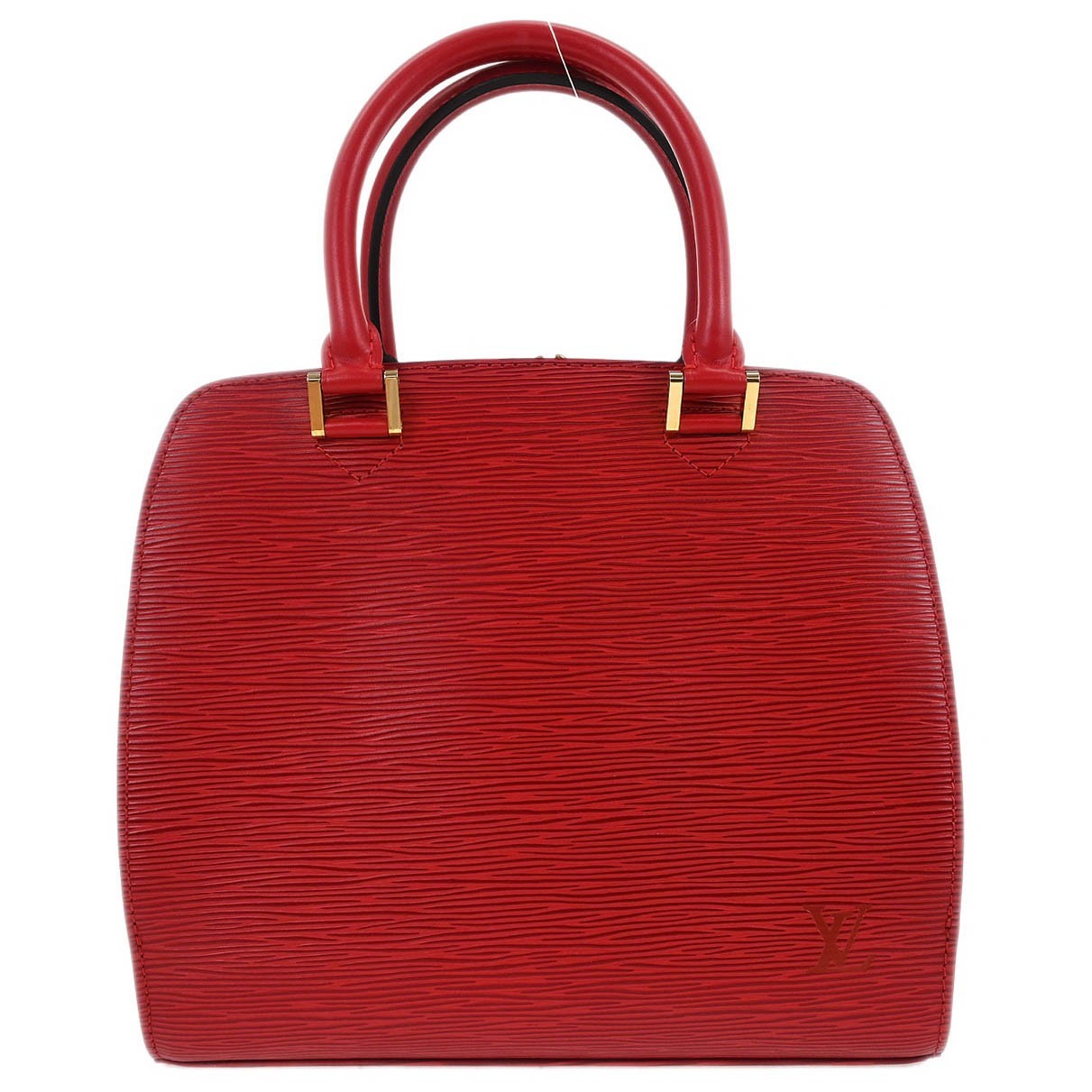 Louis Vuitton Pont Neuf Handbag Epi Leather, RED, LEATHER, Handbag