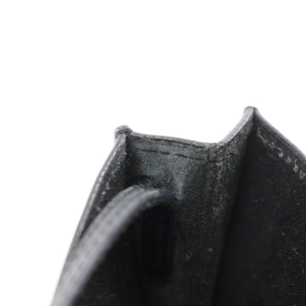 Hermes Onimaitou Handbag Leather, BLACK, LEATHER, Shoulder bag