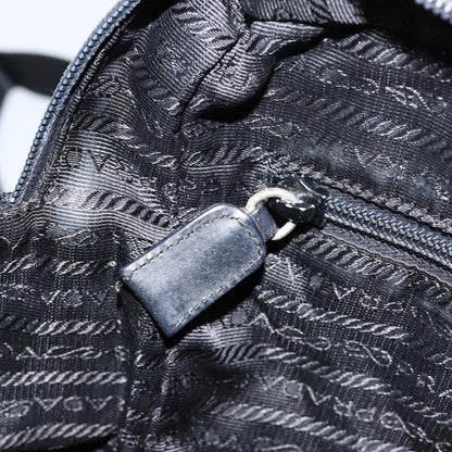 Prada Front Pocket Messenger Bag Tessuto, BLACK, NYLON, Shoulder bag