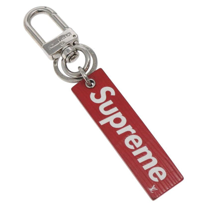 Louis Vuitton Supreme Bag Charm and Key Holder Epi Leather, RED, LEATHER, Charms and Keychains
