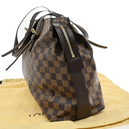 Louis Vuitton Chelsea Handbag Damier, BROWN, CANVAS, Tote bag