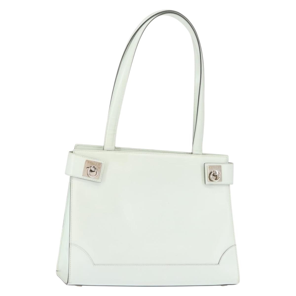 Celine Tote bag Leather, WHITE, LEATHER, Tote bag
