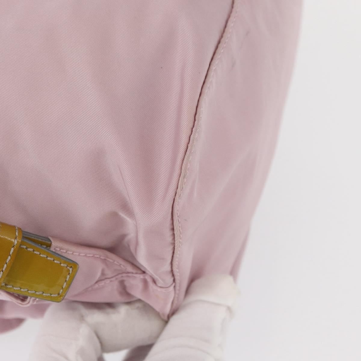 Prada Double Front Pocket Backpack Tessuto, PINK, NYLON, Backpack