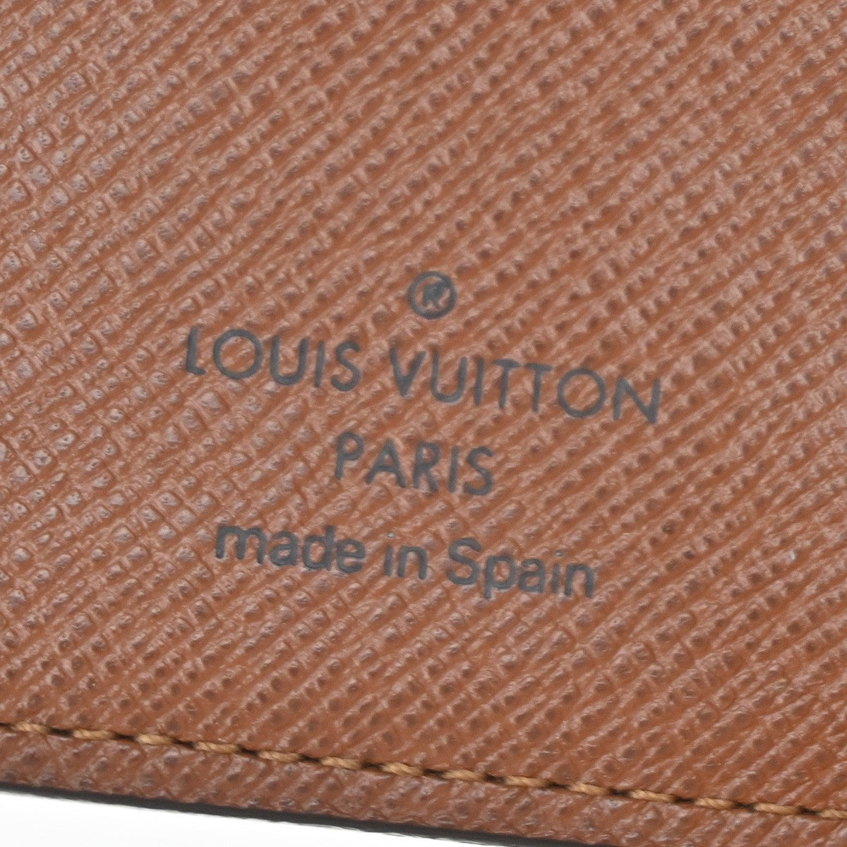 Louis Vuitton Agenda Cover Monogram Canvas, BROWN, CANVAS, Toiletry Case