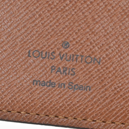 Louis Vuitton Agenda Cover Monogram Canvas, BROWN, CANVAS, Toiletry Case