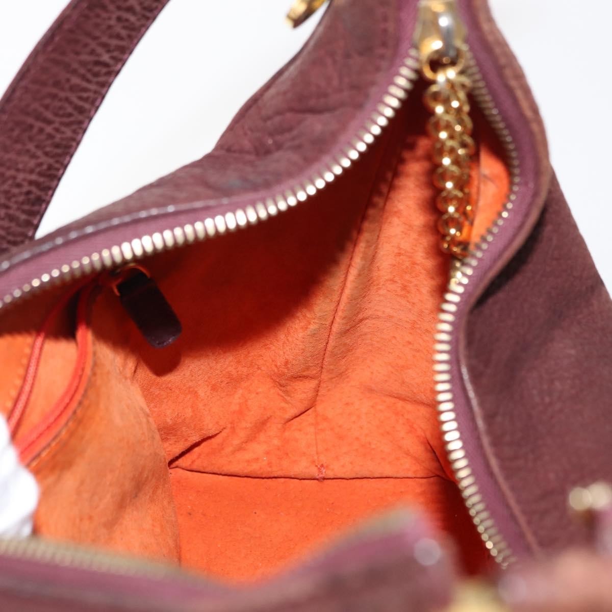 Bvlgari Medallion Frame Shoulder Bag Leather, BROWN, LEATHER, Shoulder bag