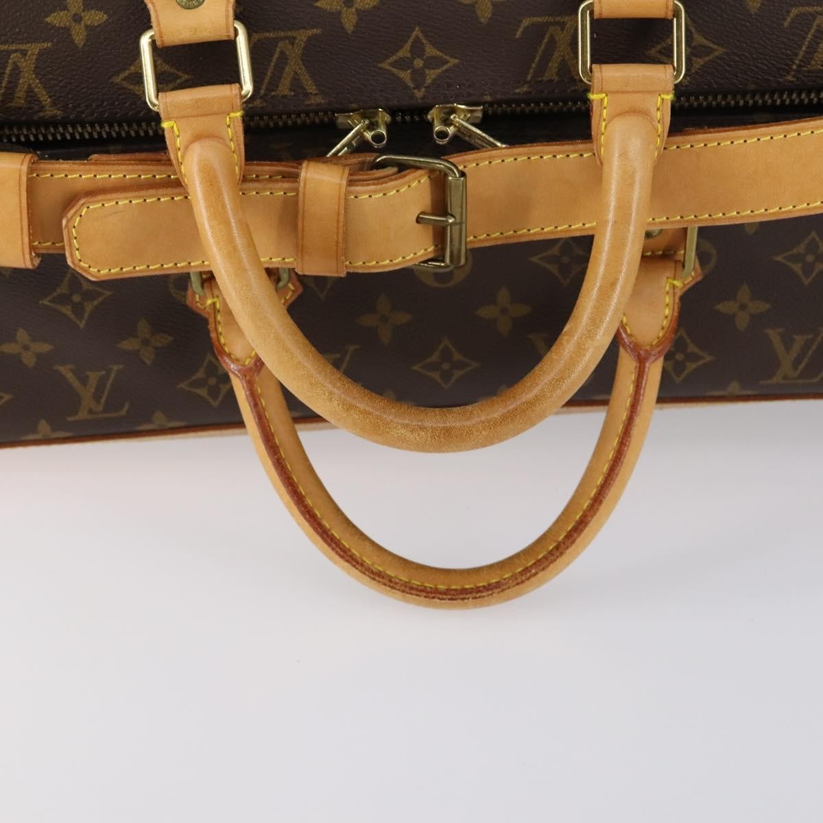 Louis Vuitton Cruiser Handbag Monogram Canvas, BROWN, CANVAS, Travel bag