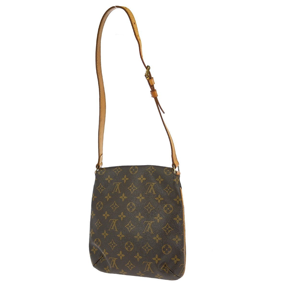 Louis Vuitton Musette Salsa Handbag Monogram Canvas, BROWN, CANVAS, Shoulder bag