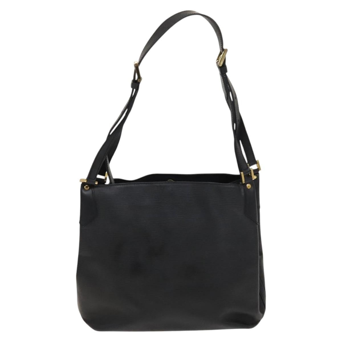 Louis Vuitton Mandara Handbag Epi Leather, BLACK, LEATHER, Handbag