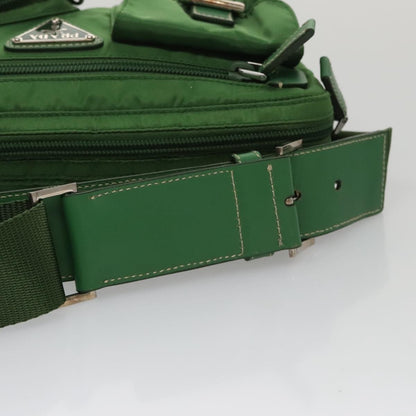 Prada Multi Pocket Zip Waist Bag Tessuto, GREEN, NYLON, Bag