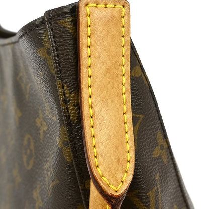 Louis Vuitton Looping Handbag Monogram Canvas, BROWN, CANVAS, Shoulder bag