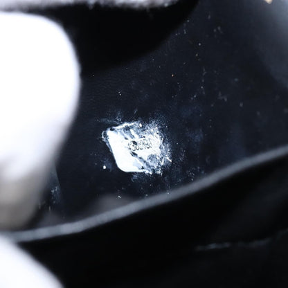 Chanel Vintage Timeless Cosmetic Case Caviar, BLACK, LEATHER, Toiletry Case