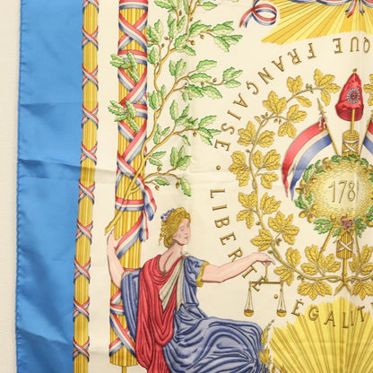 Hermes Carré 90 Silk multicolor, WHITE, SILK, Scarve & shawl