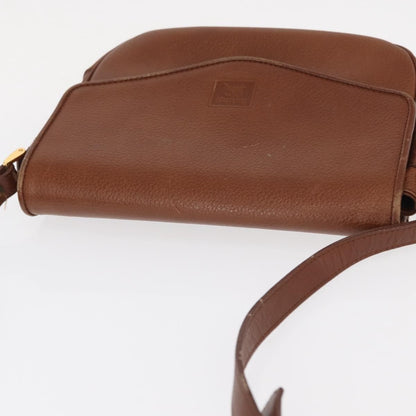 Burberry Vintage Shoulder Bag Leather, BROWN, LEATHER, Shoulder bag