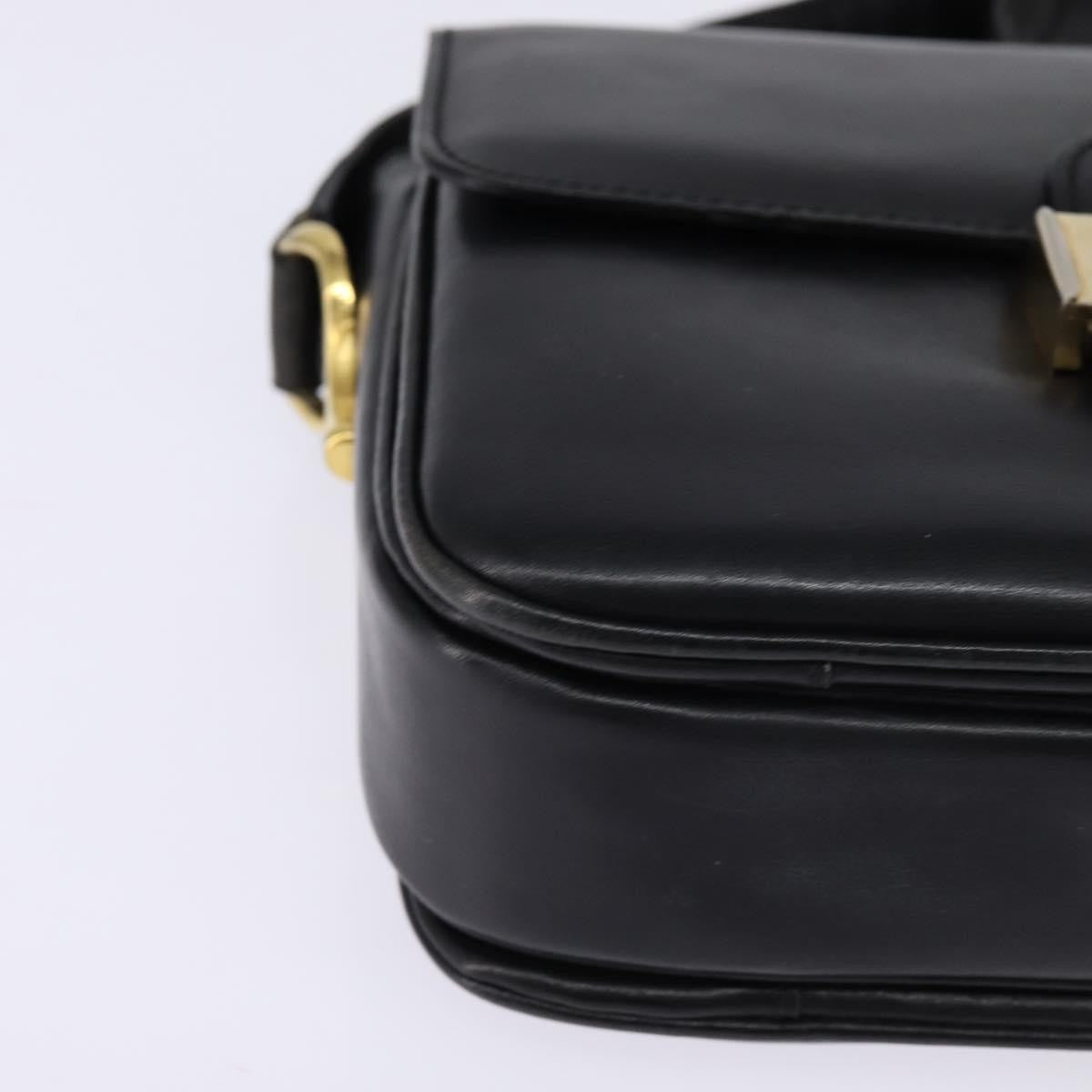 Celine Horse Carriage Shoulder bag Leather, BLACK, LEATHER, Shoulder bag