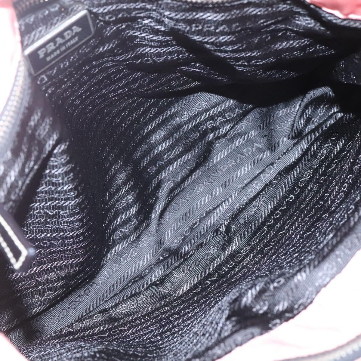 Prada Chain Zip Tote Quilted Tessuto, PINK, NYLON, Tote bag