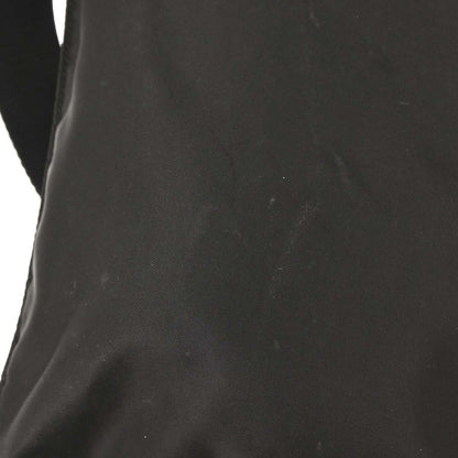 Prada Front Pocket Messenger Bag Tessuto, BLACK, NYLON, Shoulder bag