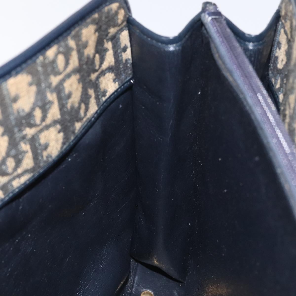 Christian Dior Trotter shoulder bag Canvas, NAVY, CANVAS, Shoulder bag