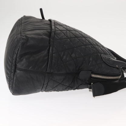 Chanel Vertical Sport Weekender Bag Quilted Nylon, BLACK, NYLON, Travel bag