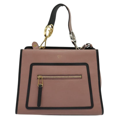Fendi Runaway Bag Leather, PINK, LEATHER, Handbag
