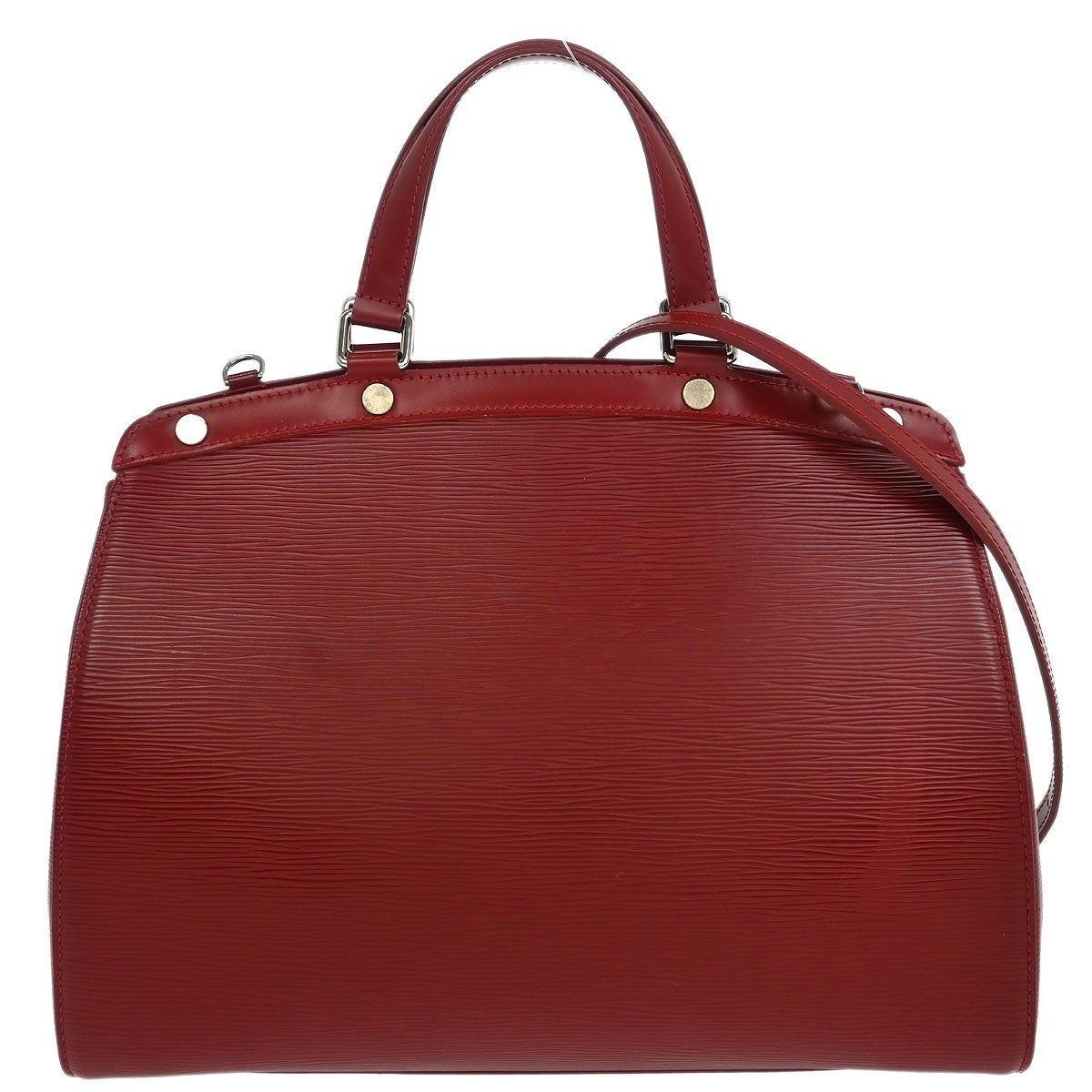 Louis Vuitton Brea Handbag Epi Leather, RED, LEATHER, Tote bag