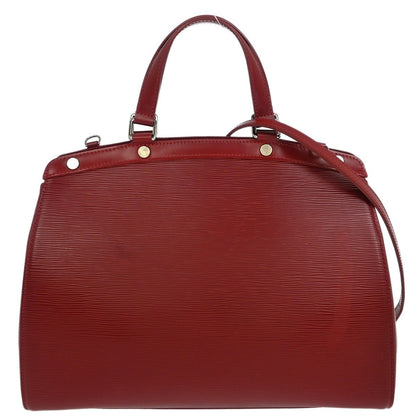 Louis Vuitton Brea Handbag Epi Leather, RED, LEATHER, Tote bag
