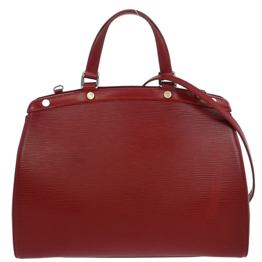 Louis Vuitton Brea Handbag Epi Leather, RED, LEATHER, Tote bag