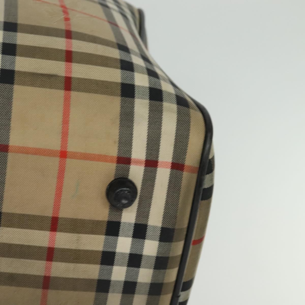 Burberry Nova check boston bag Canvas, BEIGE, CANVAS, Travel bag