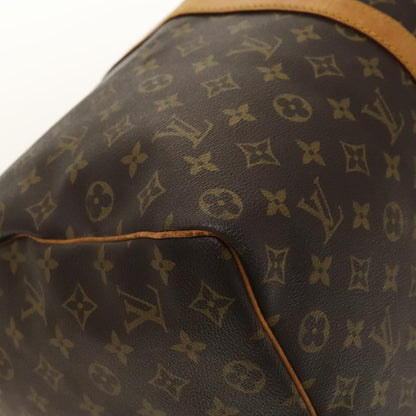 Louis Vuitton Keepall Bag Monogram Canvas, BROWN, CANVAS, Travel bag