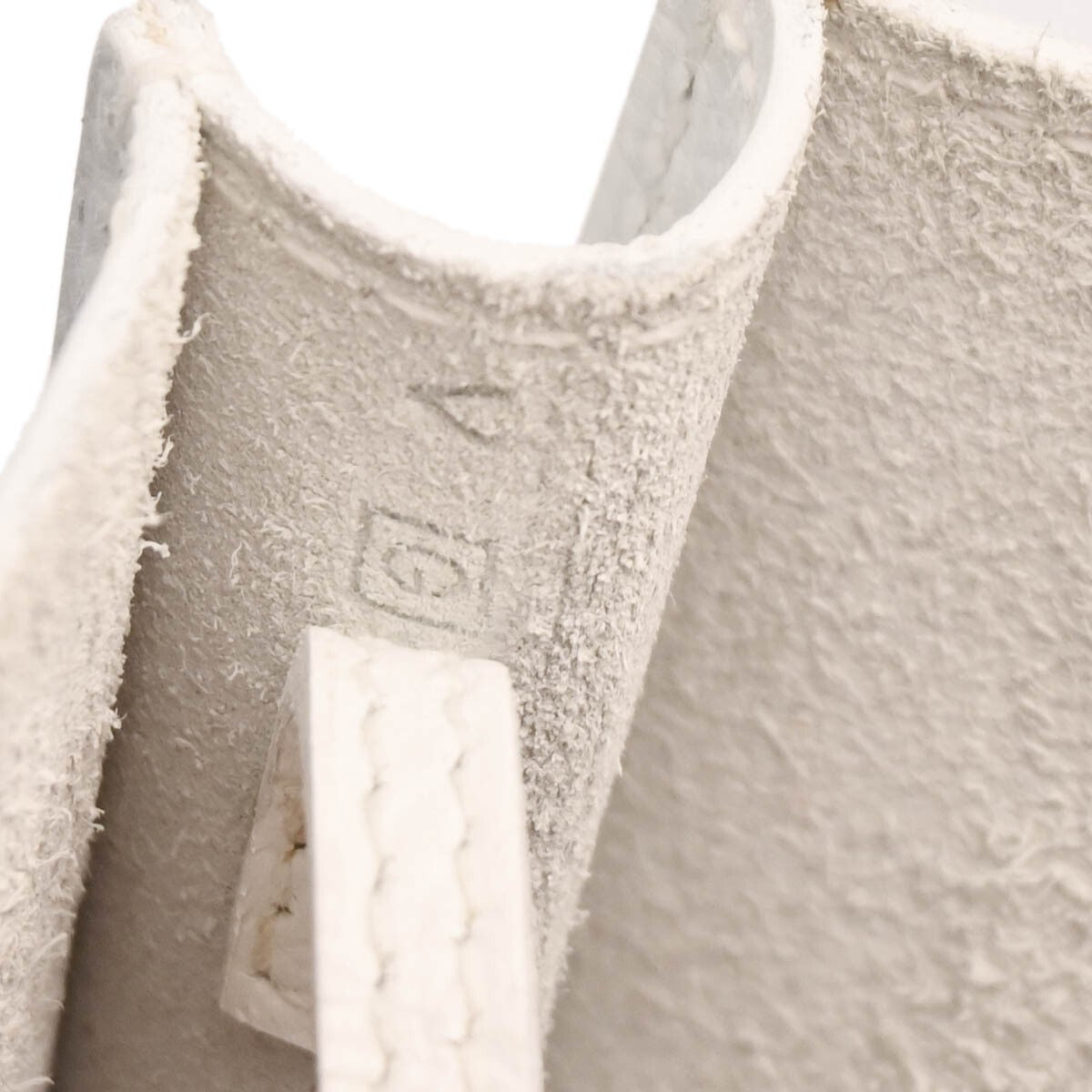 Hermes Onimaitou Handbag Leather, WHITE, LEATHER, Shoulder bag