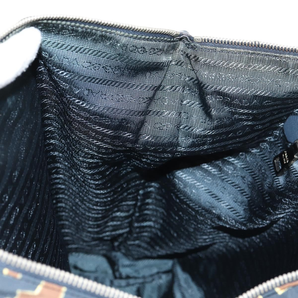 Prada Vintage Handbag Tessuto, BROWN, NYLON, Handbag