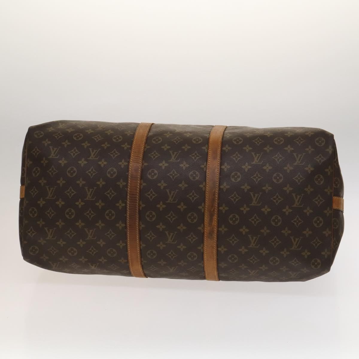 Louis Vuitton Keepall Bandouliere Bag Monogram Canvas, BROWN, CANVAS, Travel bag