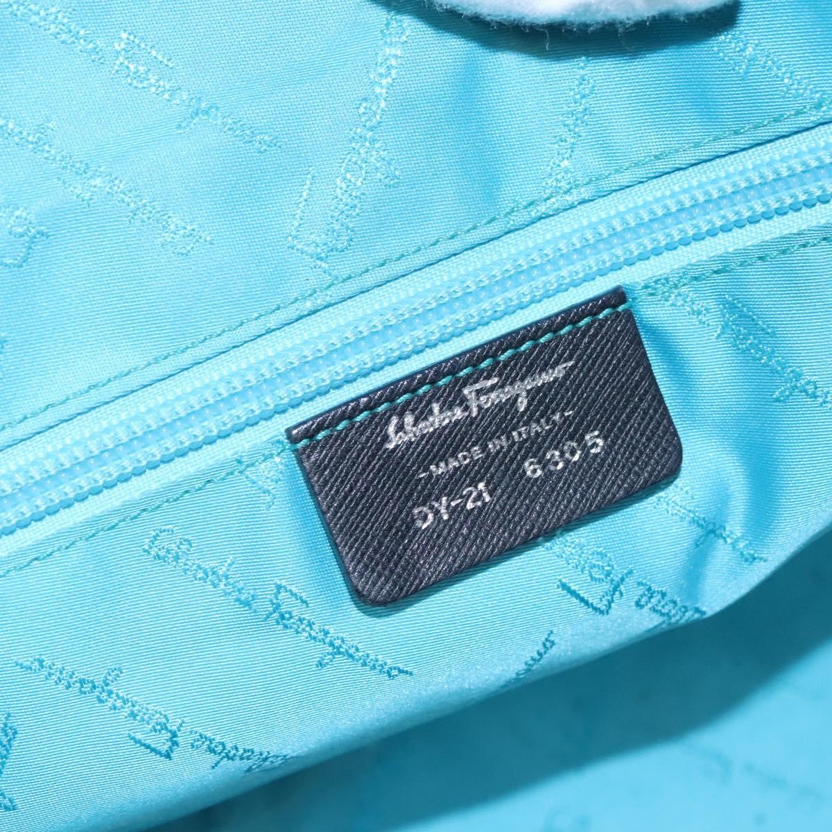 Salvatore Ferragamo Gancini Shoulder Bag Leather, BLACK, LEATHER, Shoulder bag