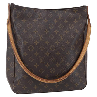 Louis Vuitton Looping Handbag Monogram Canvas, BROWN, CANVAS, Shoulder bag