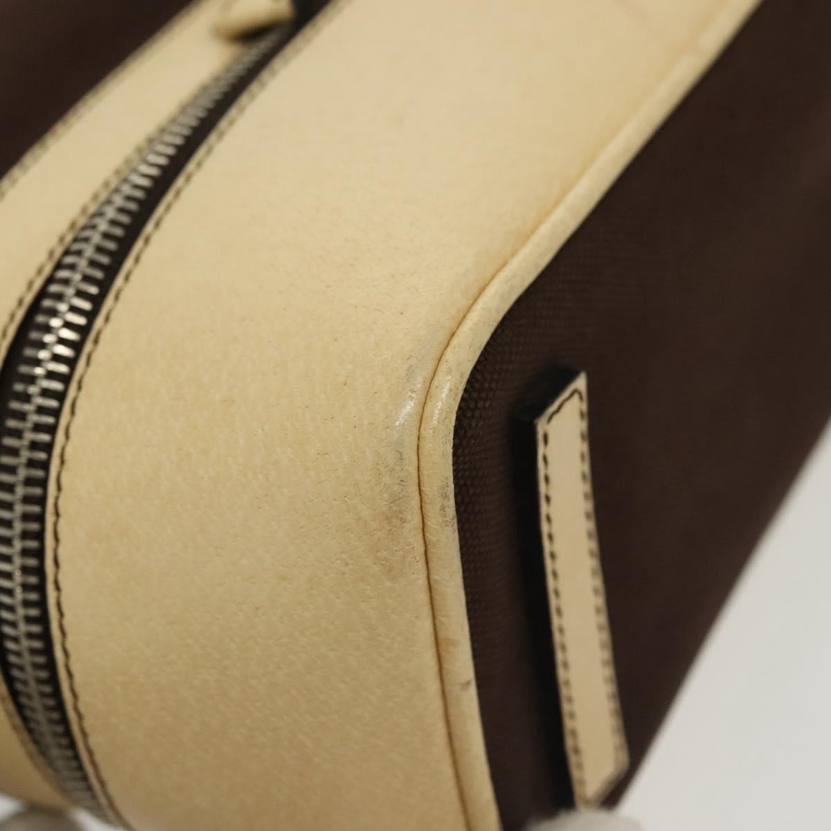 Prada Vintage Handbag Canvas, BEIGE, CANVAS, Handbag