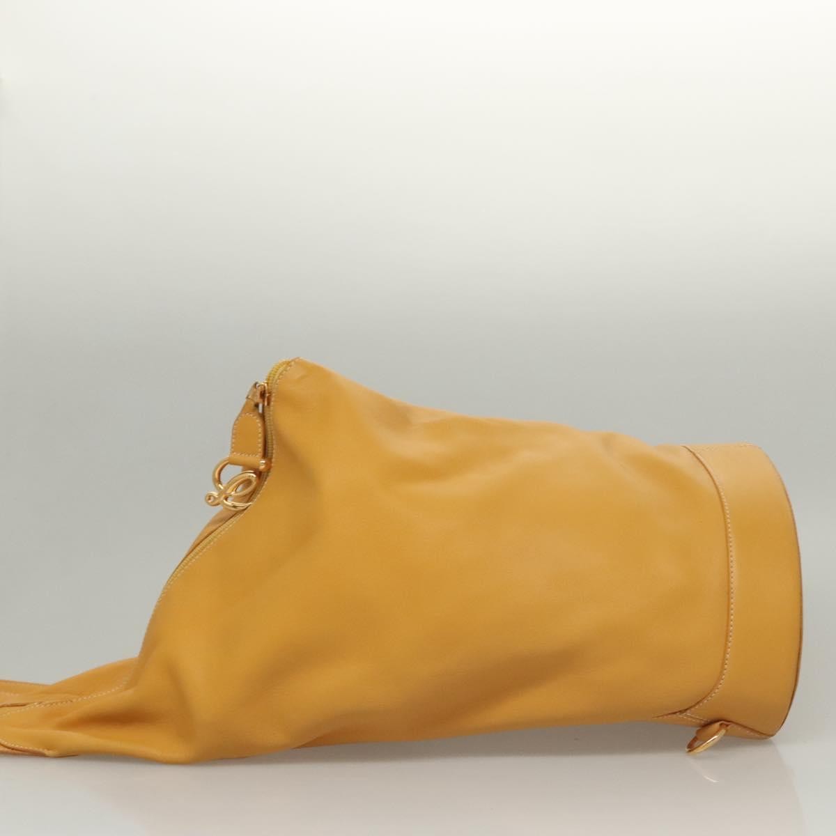 Loewe Anton Sling Bag Leather, YELLOW, LEATHER, Shoulder bag
