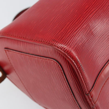 Louis Vuitton Speedy Handbag Epi Leather, RED, LEATHER, Handbag