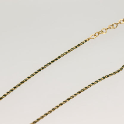 Christian Dior CD Pendant Necklace Metal, GOLD, METAL, Necklace