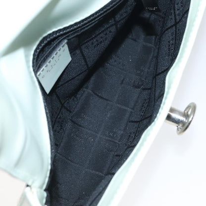 Celine Flap Shoulder Bag Leather, SILVER, LEATHER, Shoulder bag