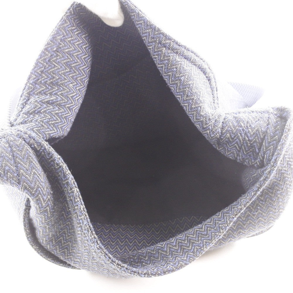 Hermes Vintage Sac De Pansage Shoulder Bag Toile, BLUE, CANVAS, Shoulder bag