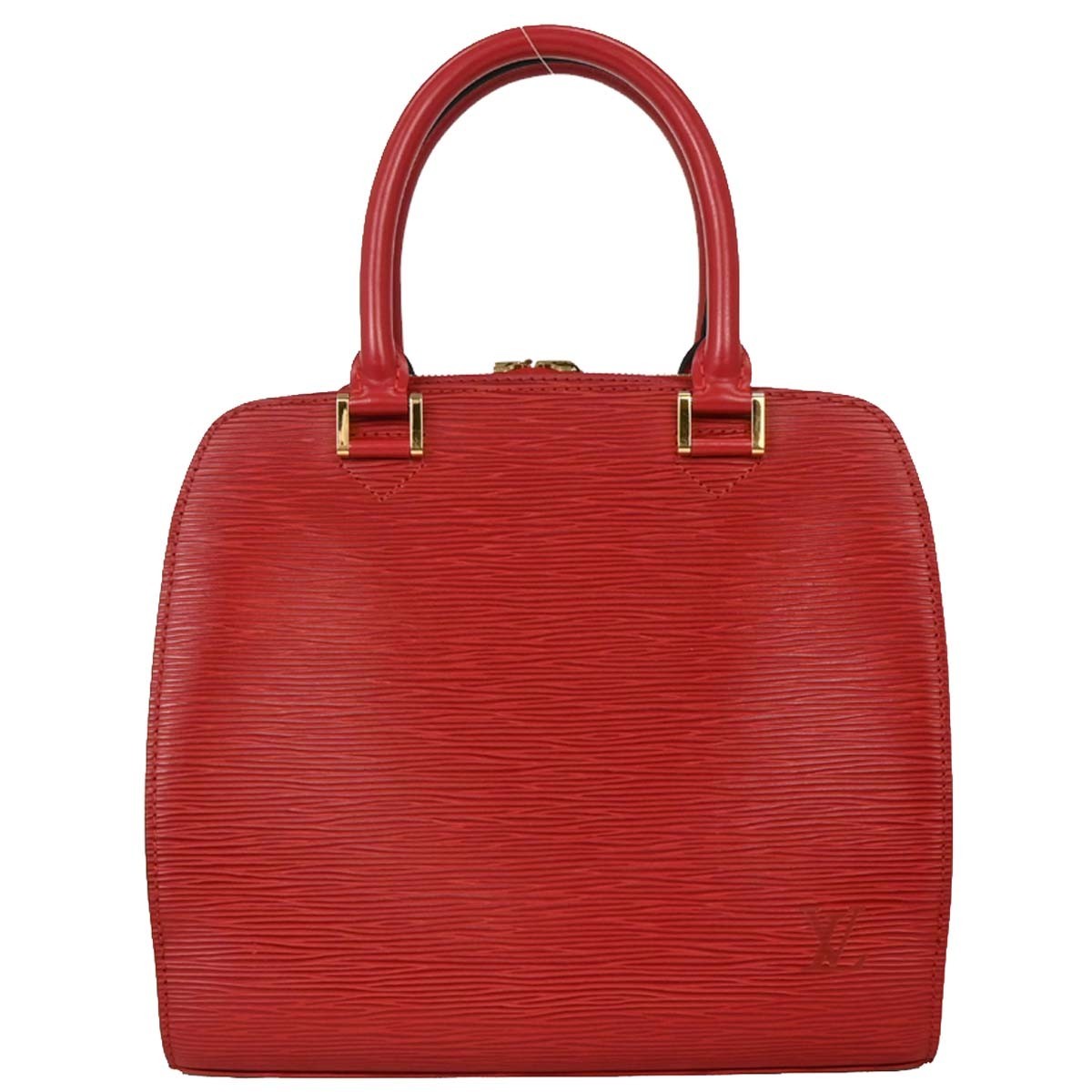 Louis Vuitton Pont Neuf Handbag Epi Leather, RED, LEATHER, Handbag