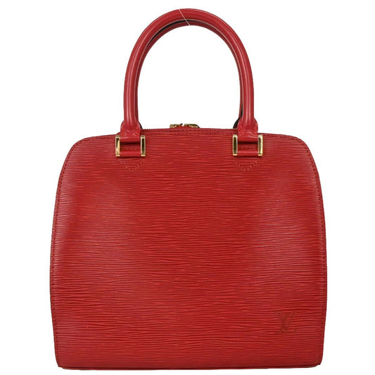 Louis Vuitton Pont Neuf Handbag Epi Leather, RED, LEATHER, Handbag