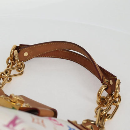 Louis Vuitton Annie Handbag Monogram Multicolor, WHITE, CANVAS, Tote bag