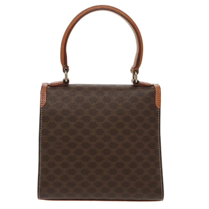 Celine Vintage Macadam Handbag Macadam, BROWN, CANVAS, Handbag