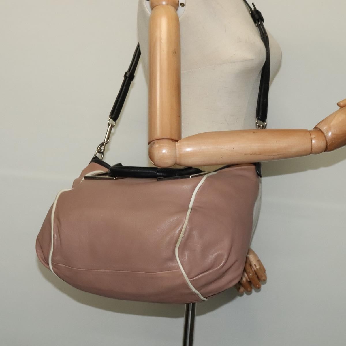 Chloe Ethel Handbag Leather, PINK, LEATHER, Handbag