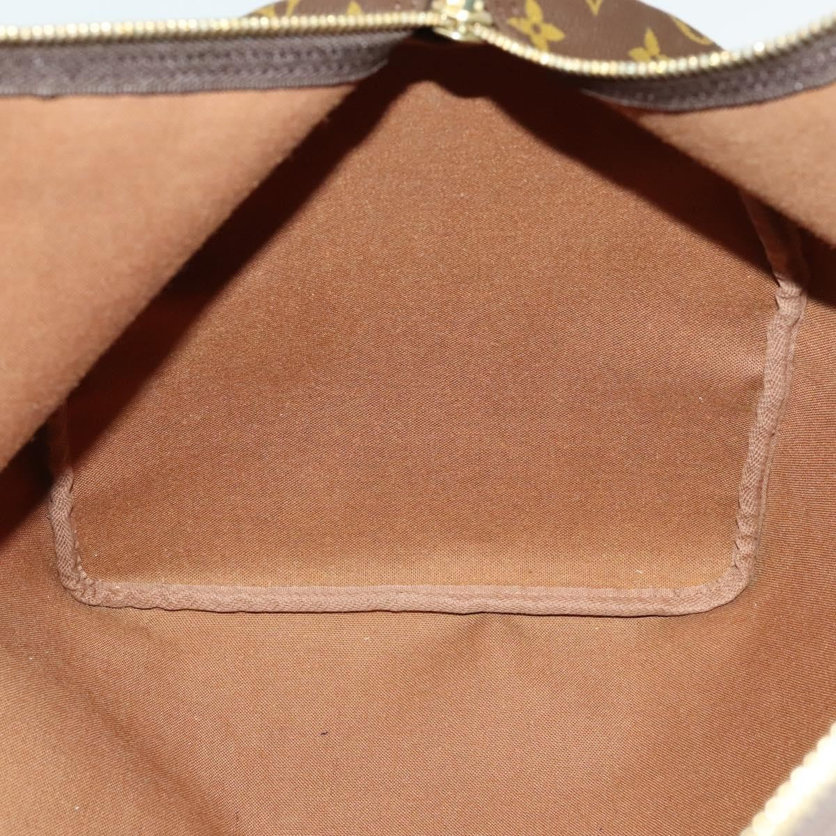 Louis Vuitton Keepall Bag Monogram Canvas, BROWN, CANVAS, Travel bag