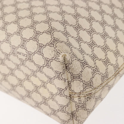 Celine Vintage Macadam Tote bag Canvas, WHITE, CANVAS, Tote bag