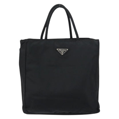 Prada Vintage Tote Nylon, BLACK, NYLON, Tote bag