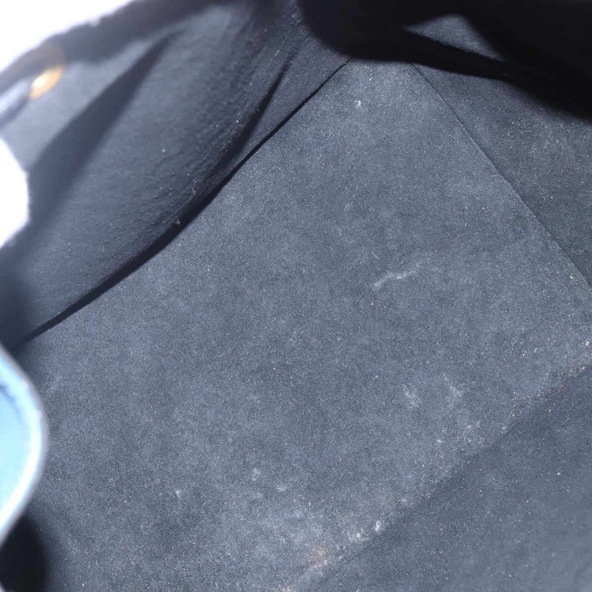 Louis Vuitton Petit Noe Handbag Epi Leather, BLUE, LEATHER, Shoulder bag