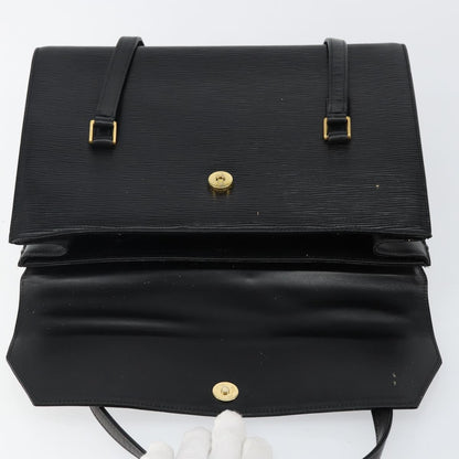 Valentino Garavani Flap Shoulder Bag Leather, BLACK, LEATHER, Shoulder bag